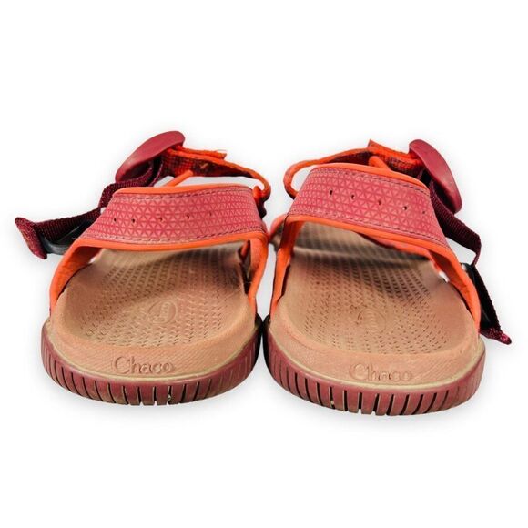 Chaco Confluence Grenadine Sports Sandals Reddish Orange J106934 Women's 7 - Picture 5 of 10